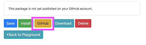 Tap the GitHub button